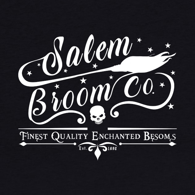 Salem Broom Co Est 1962 Sign Halloween by CMDesign